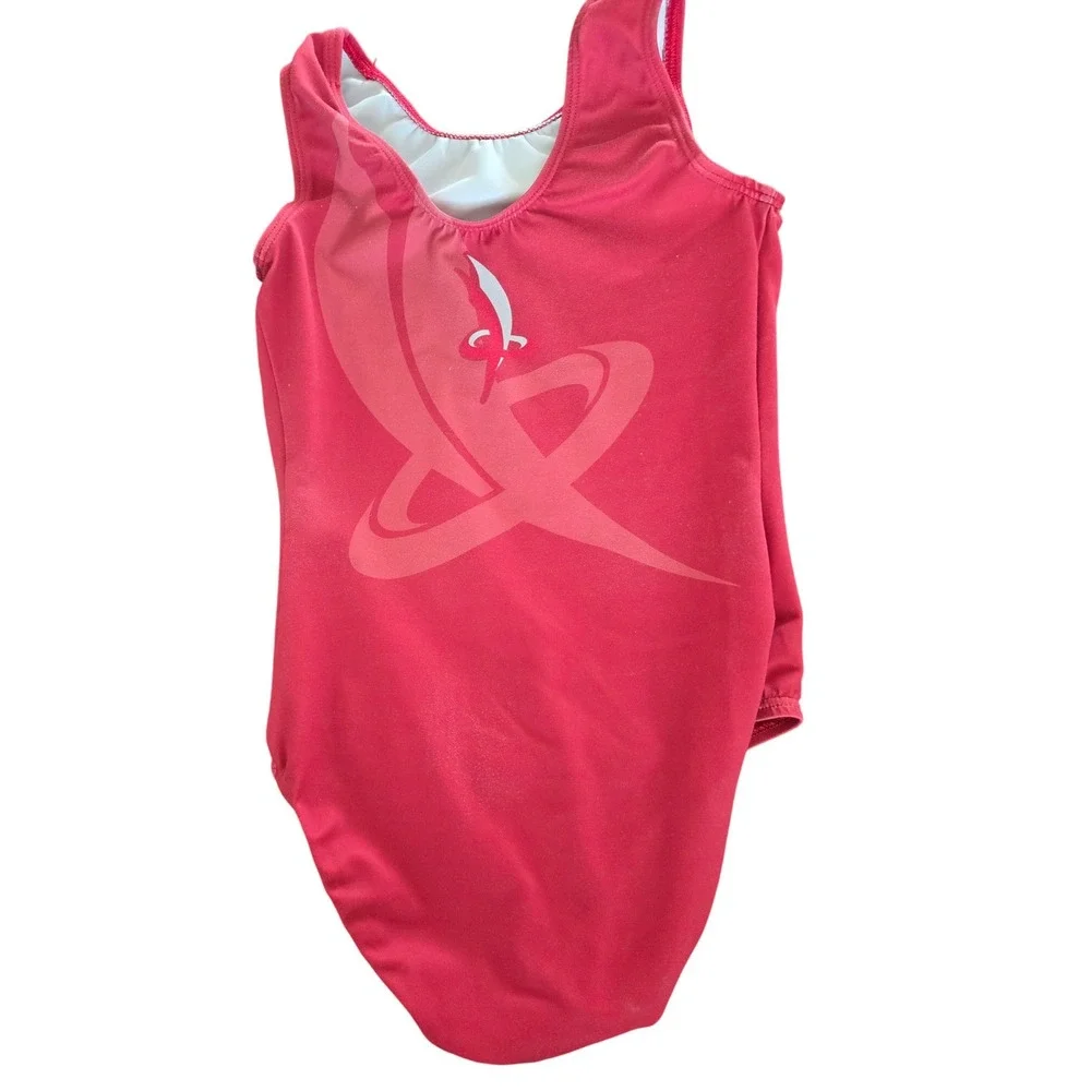 GK Elite FGTC‎ Florida Gymnastics Training Center Leotard Pink Child Large CL